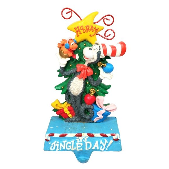 TM Dr. Seuss & TM Henson Midwest Of Cannon Falls Its Jingle Day Stocking Hanger - Picture 1 of 12